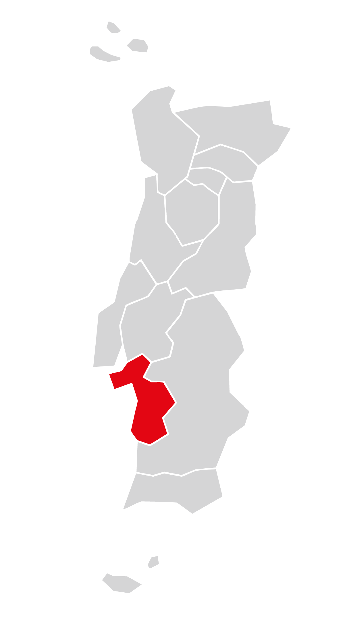 Mapa da região